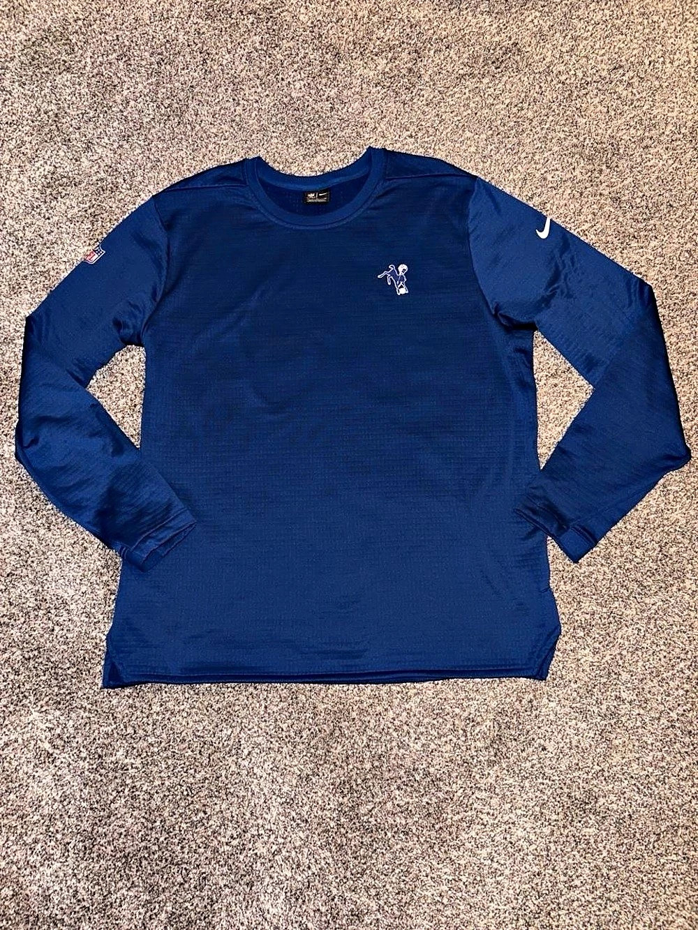 Nike NFL Indianapolis Colts blue long sleeve shirt